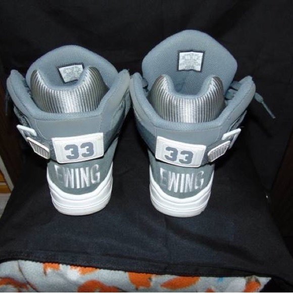 PATRICK EWING 33 HIGH SUEDE MENS BASKETBALL SHOES, SIZE 10.5 (PRE-OWNED) - Picture 4 of 5
